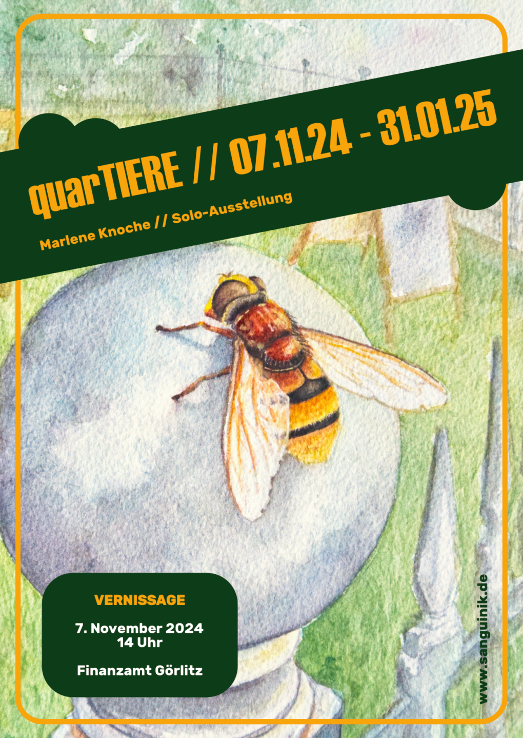 Ausstellung quartTIERE, Finanzamt Görlitz